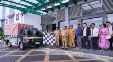 Bupati Karo Lepas Pengiriman Cabai Merah ke Kota Palangka Raya, Perkuat Kerjasama Antar Daerah