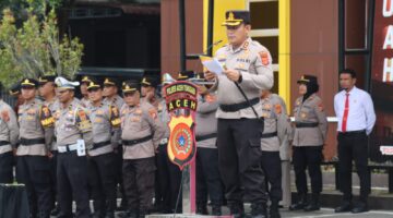 Kapolres Agara Pimpin Sertijab Sejumlah PJU dan Kapolsek