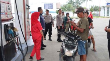 Polres Batu Bara Laksanakan Patroli dan Pengecekan SPBU, Pastikan Distribusi BBM Berjalan Aman dan Lancar