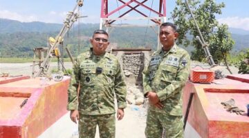 Danrem 011/LW Tinjau Pembangunan Jembatan Gantung Perintis di Aceh Tenggara