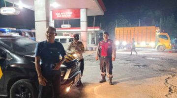 Polsek Lima Puluh Lakukan Monitoring SPBU – Stok BBM di Simpang Gambus Hanya Tersisa Pertamax, Pengiriman dari Belawan Dalam Perjalanan