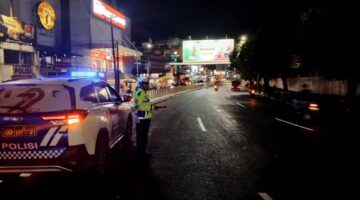 Satlantas Polres Pematangsiantar Gelar Blue Light Patrol, Tekan Pelanggaran Lalu Lintas Dan Kriminalitas Malam Hari