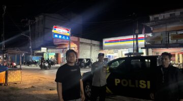 Polsek Talawi Patroli Malam KRYD, Jaga Rasa Aman Di Kawasan Pelabuhan Dan Pasar