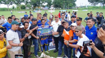 *Bupati Batu Bara Tutup Turnamen Mini Soccer Bahagia Cup II, HNSI Raih Juara*