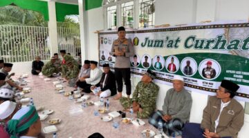 Kapolres Agara Lakukan Subuh Keliling dan Jum’at Curhat