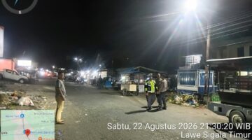 Patroli Antisipasi Warga Menggunakan Knalpot Blong Dan Balap Liar di Wilkum Polsek Lawe Sigala-Gala
